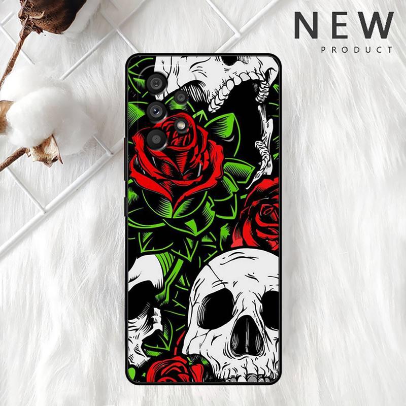 Чехол-череп Жнеца Скелет для Samsung Galaxy A54 A52 A14 5G A53 A12 A13 A71 A23 A34 A33 A21s