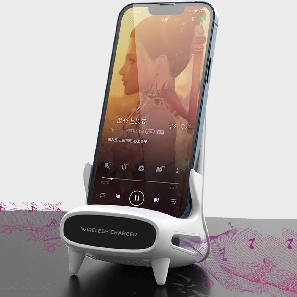 Аксессуары для портативной колонки Держатель для телефона Быстрое зарядное устройство Беспроводное зарядное устройство для телефона Мини-стул