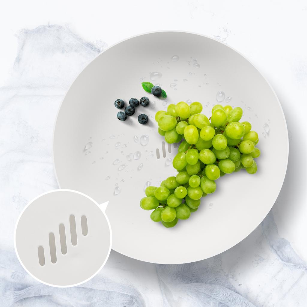 Bowl For Kitchen Counter High Base Fruit Basket Decorative Fruit Holder Wedding Snack Container Serving Tray Draining Bowl