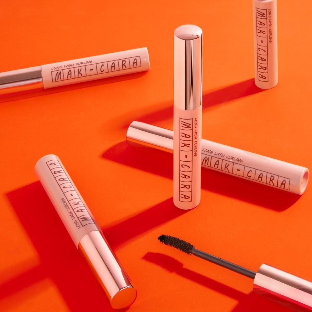 Подкручивающая тушь для ресниц Coringco Makkara Long Lash, оттенок #01 Deep Black, 1 шт.