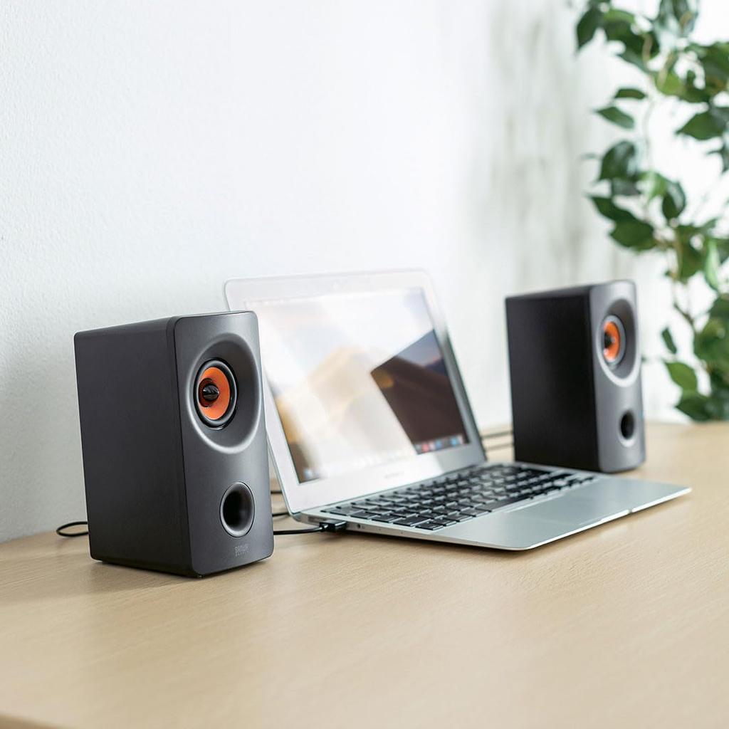 Sanwa Supply Bluetooth-совместимый 3-полосный мультимедийный динамик MM-SPBT3WAY