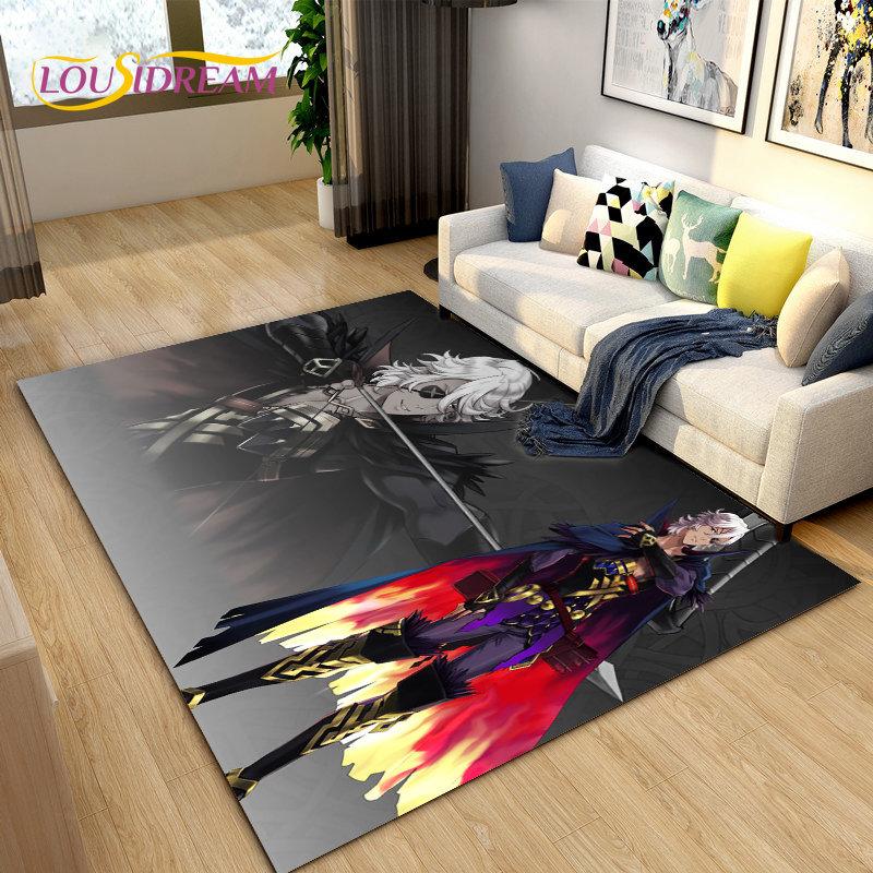 Game Gamer Fire Emblem Series Area Rug,Carpet Rug for Living Room Bedroom Sofa Doormat Decoration, Kids Play Non-slip Floor Mat