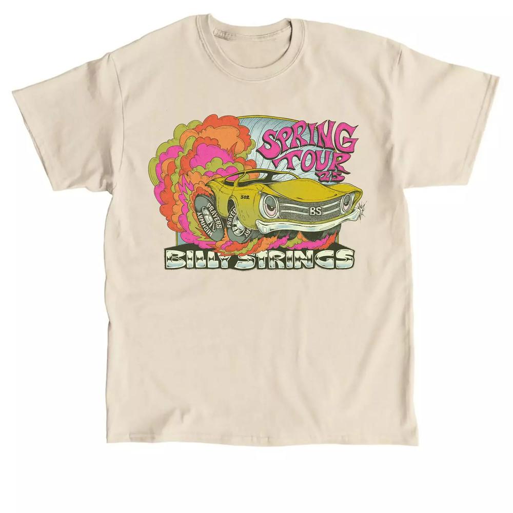 NEW BILLY STRINGS Spring Tour 2025 1 Sided T Shirt Unisex T-Shirt