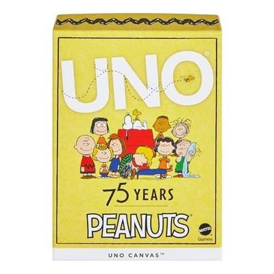 UNO Peanuts 75-летний юбилейный выпуск Снупи Карточная игра Mattel из Японии