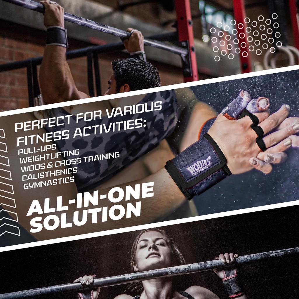 JerkFit WODies Crossfit бинты для запястий и протекторы для ладоней, маленькие черные перчатки,