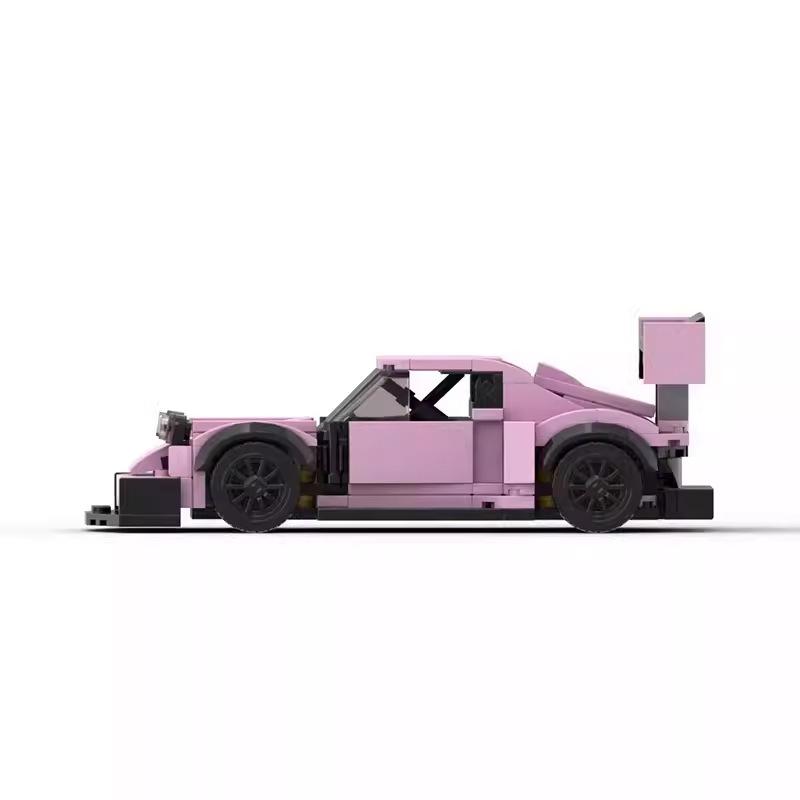 Compatible With Building Blocks MOC-128479 Pink Treasure Season 911 Assembled Small Particle Toy Gift For Men