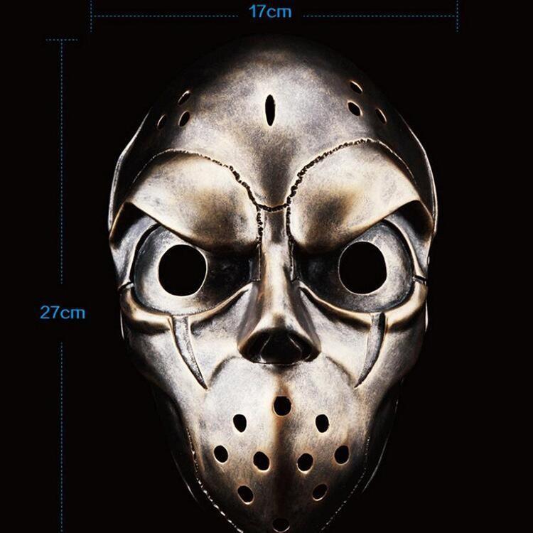 Страшная хоккейная маска на Хэллоуин для костюмов. Идеально подходит для вечеринок и ролевых мероприятий.