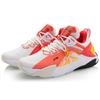 Li Ning Fire Salary Trend Sports Shock Absorbation Rebound Низкие повседневные туфли Мужские кроссовки Белый Красный Желтый AGLQ059-1