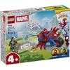 LEGO Marvel Spidey His Amazing Friends Chasing Rhino on Bike 11206 Toy Boys Girls Toys Birthday Present Blocks Educational 4 Years Old 5 6 Role Play