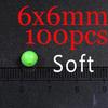100 шт. зеленые/оранжевые большие мягкие резиновые овальные светящиеся рыболовные бусины Lumo светящиеся бобы Sabiki Snapper Rig 10x15 8x12 6x12 5x8 7x7