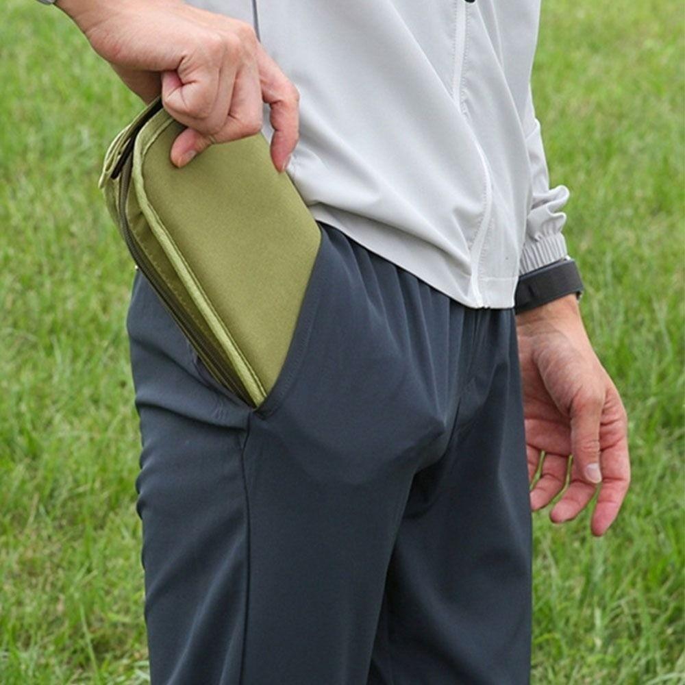 Ultra-light Folding Stool Oxford Cloth Outdoor Picnic Bench Portable Zipper Campstool  Train