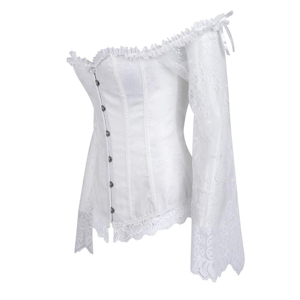 Women Steampunk Leather Zipper Goth Steel Vintage Top Steampunk Bustiers Corsets