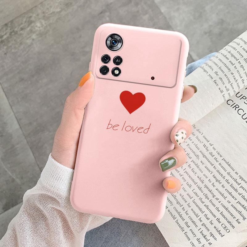 For POCO X4 Pro 5G NFC Case Watermelon Cute Fruit Love Heart Butterfly Women Dog Flower Silicone For Poco X4pro 5 G Phone Cover