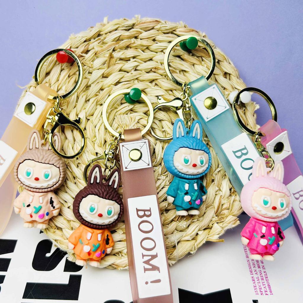 1 шт. Брелок-подвеска в виде овечки для пары, подвеска для ключей от машины или сумки