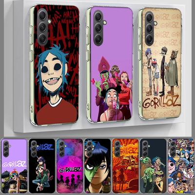 Аниме чехол для телефона Gorillaz для Samsung A54 A34 A24 A14 A53 A33 A23 A13 A52S A32 A22 A12 A17 Galaxy A03S A04S A02S A42 A72 A73 A90
