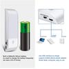 PIR Motion Sensor LED Night Light Rechargeable Creative Home Stick-on Wardrobe 12 High Brightness Automatic Sensing Cabinet For Bedroom Hallway