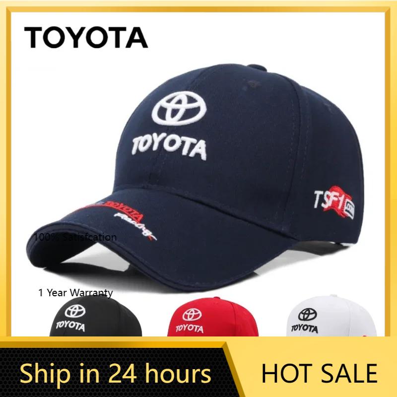 2026 Горячие Колпаки на ступицу для Toyota С ЛОГОТИPOM TOYOTA Летняя Кепка для спорта на открытом воздухе Вышивка Бейсболки Весна и Осень Регулируемая для улицы