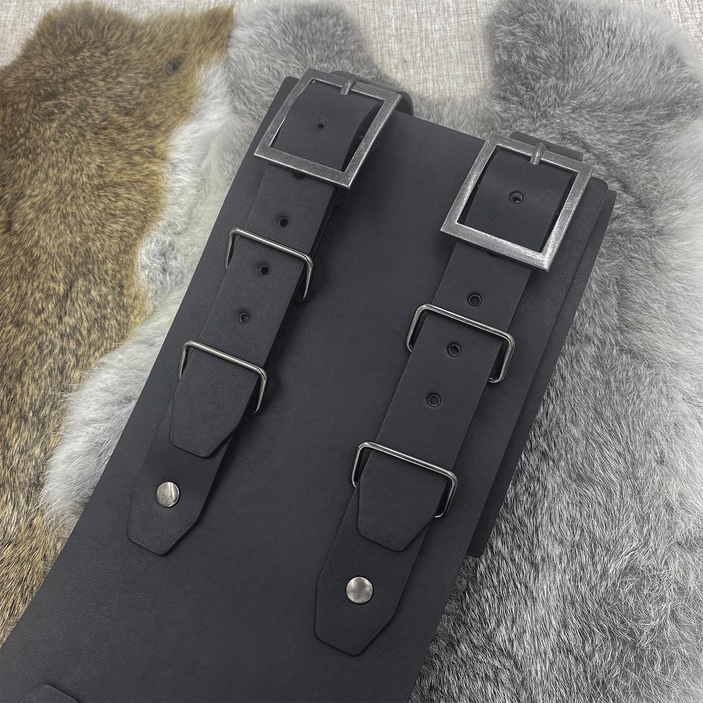 Средневековый скандинавский викингский стиль необработанный край широкий пояс винтажные косплей реквизиты