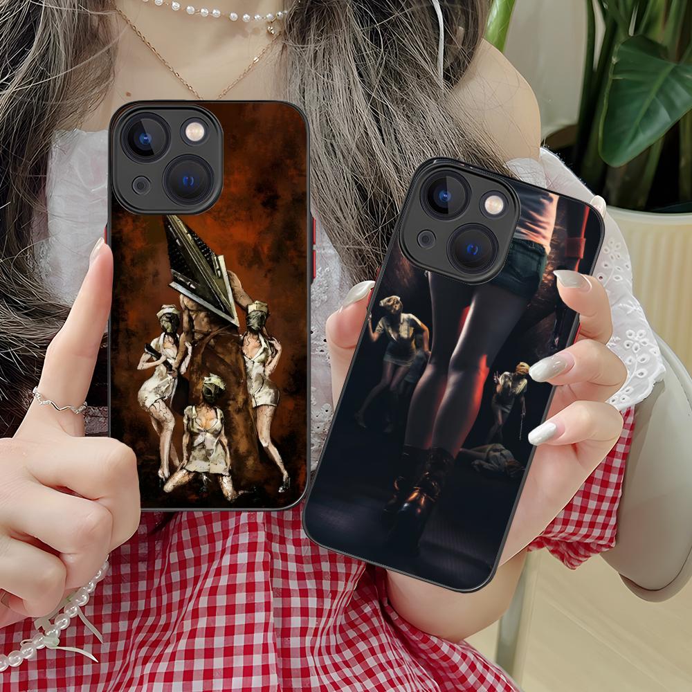Мобильный чехол для телефона Silent Hill для iPhone 16 15 14 13 12 11 X XR XS 8 7 Pro Max Plus Mini Цветная печать Силиконовый чехол Красивый