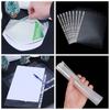 100PCS 11 Holes A4 Loose-leaf File Pocket Transparent Archive Bag Durable Paper Protectors