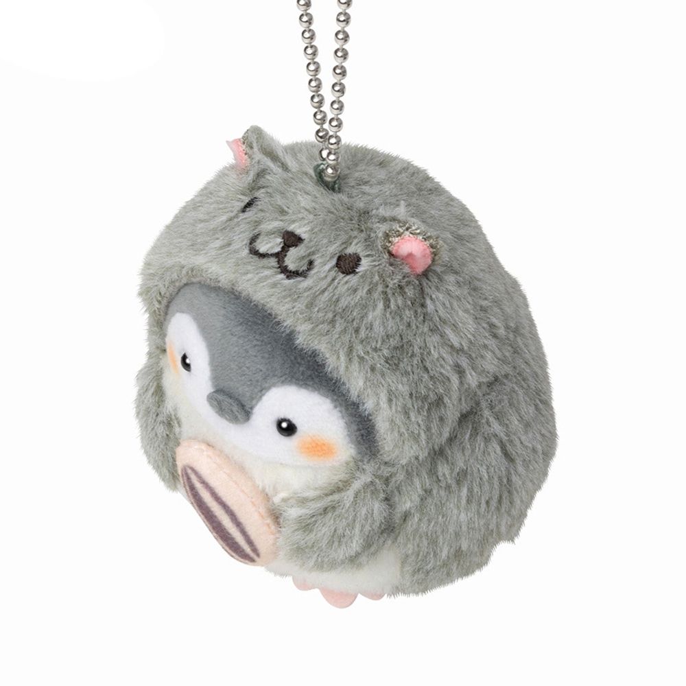 Decoration Bag Decorating Keychain Pendant Pretending Hamster Dog Stuffed Animal Penguin Plush Doll