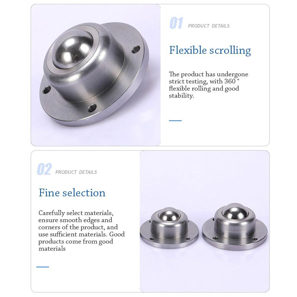 Strong Load-Bearing Carbon Steel Eye Round Wheel Steel Swivel Ball Mini Swivel Wheels Caster Wheel