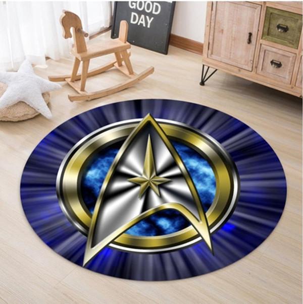 Звездный путь круглый ковер декоративный ковер для гостиной дверной коврик сувенирное украшение дома ковры для гостиной