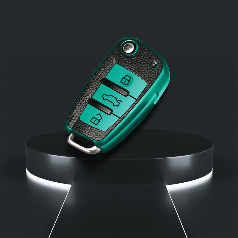 Чехол для автомобильного пульта дистанционного управления из ТПУ, чехол-держатель для A4 B7 A6 C6 4f 8v A3 8p A1 A3, бесключевые аксессуары