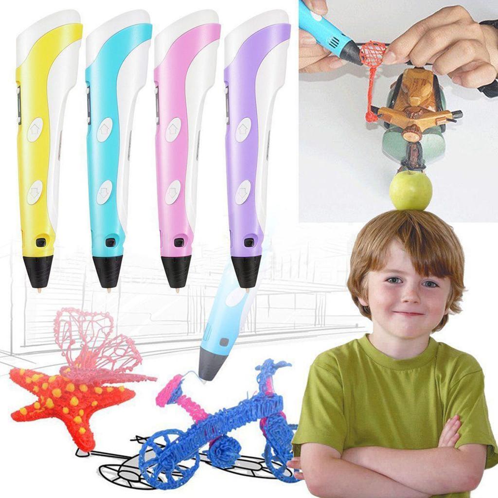 3D ручка с 12 цветами PLA-пластика в подарок детям и студентам