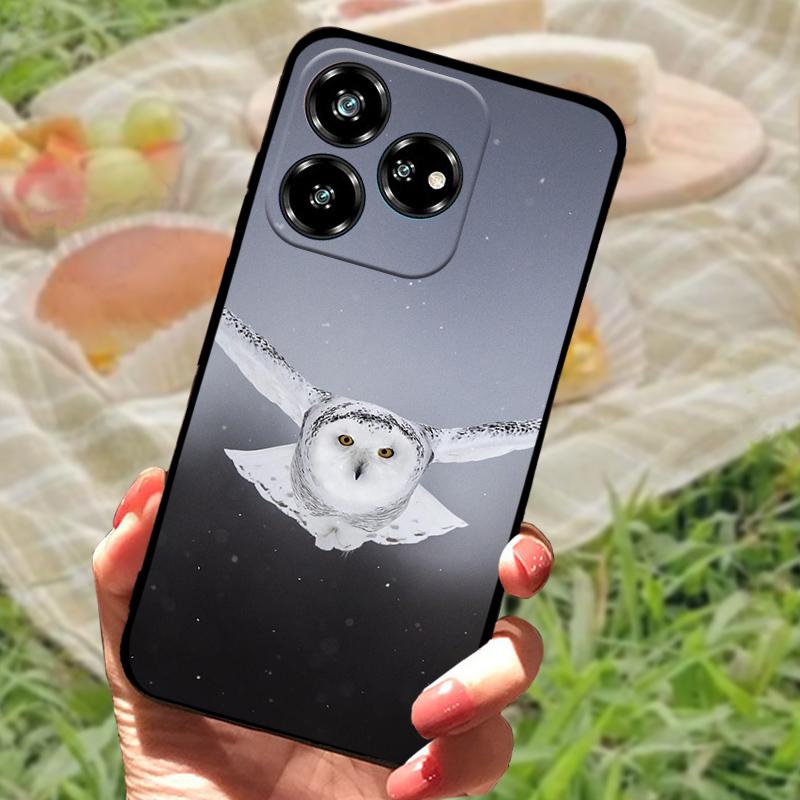 For ZTE Blade V60 Coque Case Nubia V60 Phone Protective Soft Silicone Funda Cover For ZTE Axon 60 4G Z2356 Bumper Fashion Floral