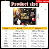 2D flat banner modern minimalist style birthday party banner designed with poker dice pattern party decoration background clot