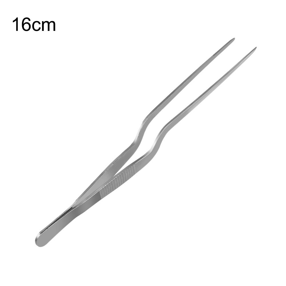 1PC 14-20cm Stainless Steel Tweezer Extra-Long BBQ Clip Barbecue Tongs Serving Presentation Seafood Tool Kitchen Chef Supplies
