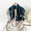 Satin Square Scarf 90cm Gift Silk Scarf Women'S Scarf Shawl Professional Elegant Scarf Sunscreen Scarf Shawl