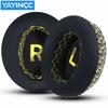 YAYINCC Replacement Printed ice silk fabric Ear Pad for ATH-MSR7b M20X M50X, M40X M30X SONY MDR-7506 BRAINWAVZ HM5 Headphones