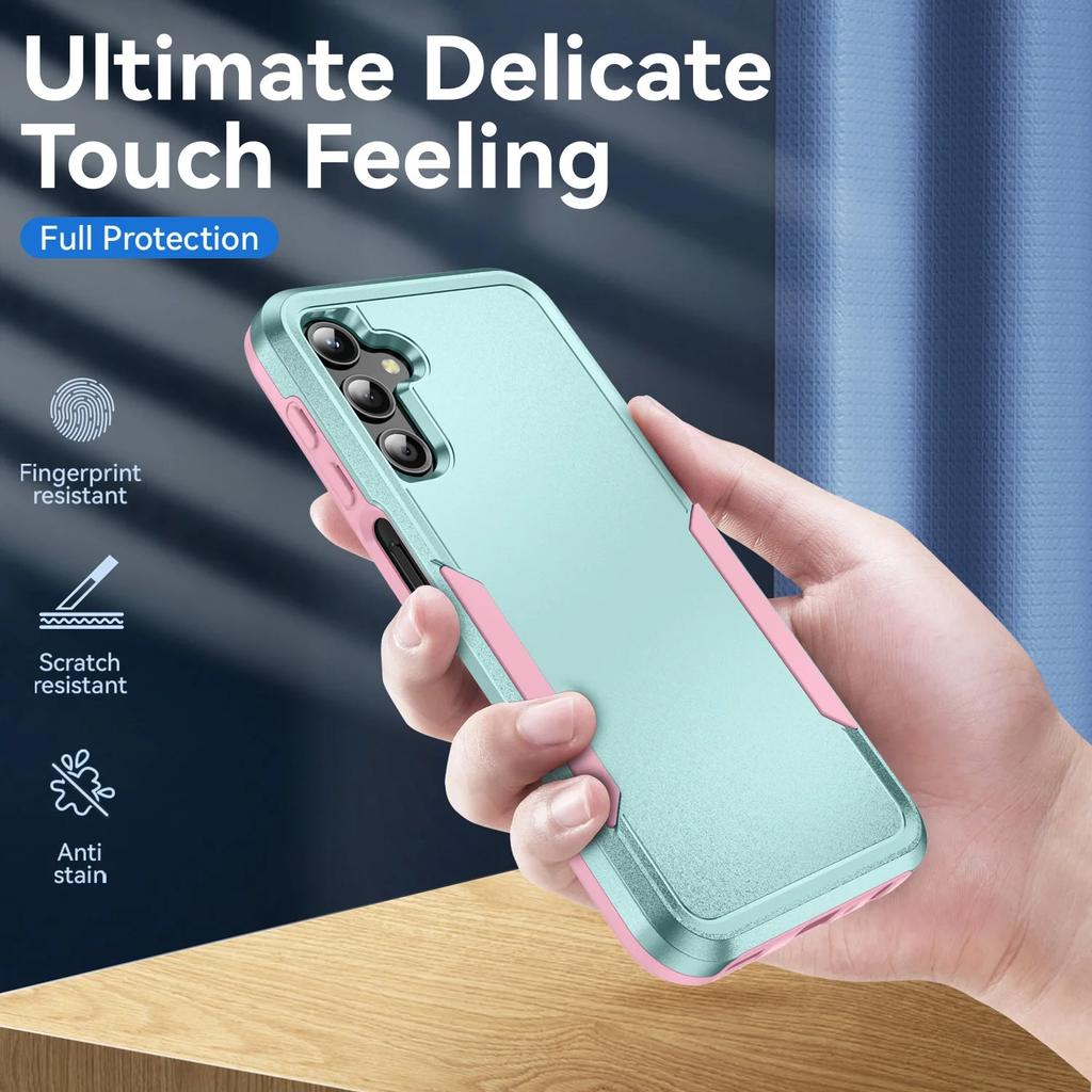 Anti-Scratch Fitted Armor Case for Samsung Galaxy S24 Plus S23 FE S21 Ultra S22 S20 5G Cell Phone Cover Coque Cases