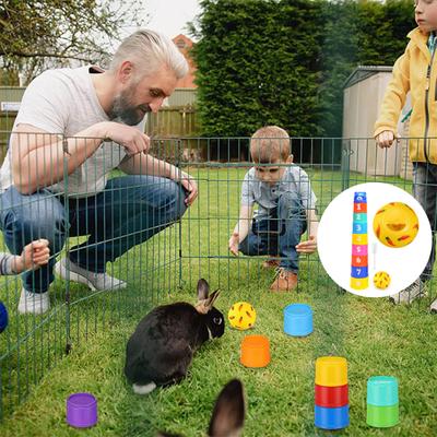 Игрушка кролик Интерактивные стаканчики для укладки Игрушка кролик Маленький кролик прячется игрушка еда