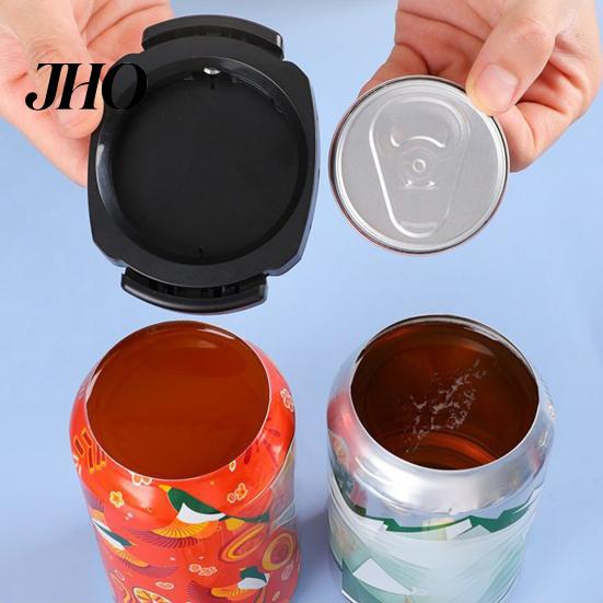 Home Use Can Opener for Soda Beer Cans with Smooth Edge Cutter Stainless Bottle Steel Blade Universal Fit Standard Essential Kitchen Party Tool