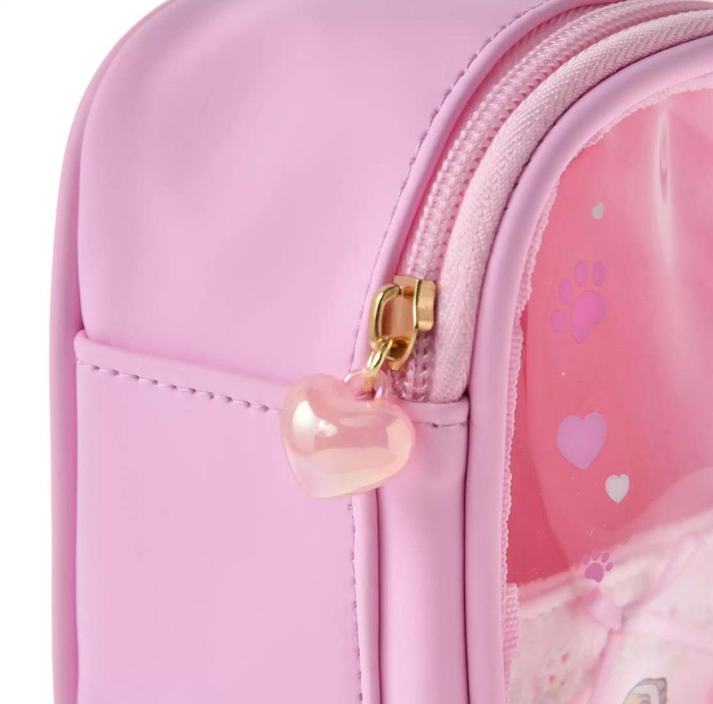 DISNEY Леди Сумочка Брелок Тип Прозрачное Окошко ( Нежная ласка ) Япония НОВЫЙ