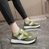 G6830 New Color Matching Sports Women's Shoes  Spring and Summer Trendy Breathable Casual Platform Height Increasing Shoes Wearable All-Match