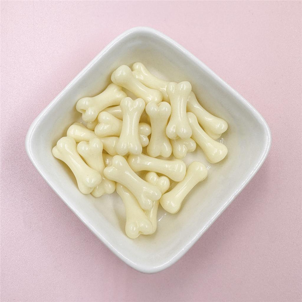 Colored bones 20Pcs Fashion Beads Acrylic bead Handmade Materials 8.6*20mm  Accessories