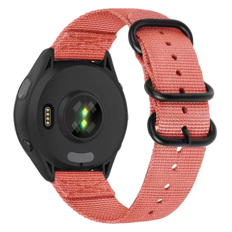 22 мм трехкольцевой нейлоновый ремешок-петля для Amazfit T-Rex3 Pro 48 мм с пряжкой, браслет, ремешок для запястья для Amazfit Helio/Bip 6-5/Balance 2/GTR 4