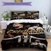 Ronaldo's Cr7 Celebration Moment Bedding Set, Breathable Duvet Cover with Pillowcases, Soft Bed Linen for Bedroom Home Decoration, Perfect Festival Bi