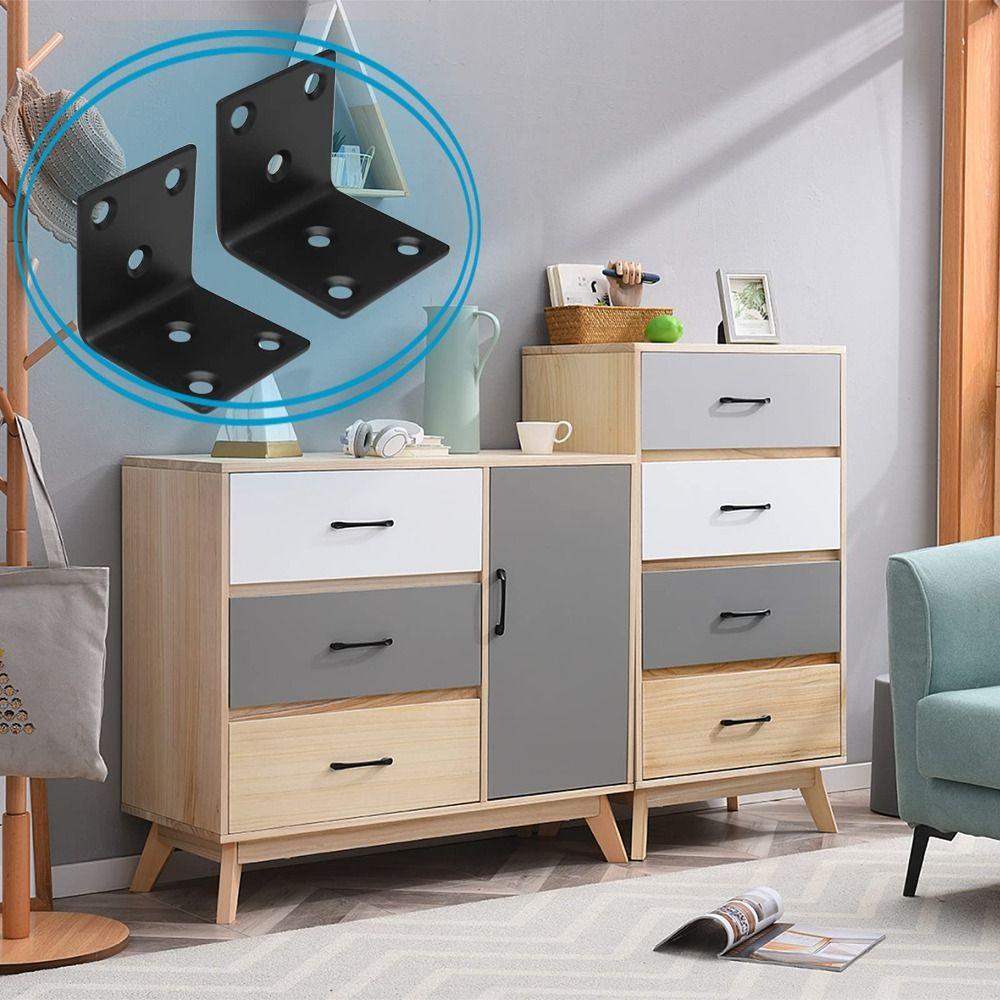 Stainless Steel Corner Bracket 90 Degree Corner Brace Right Angle Brace Board Shelf Support