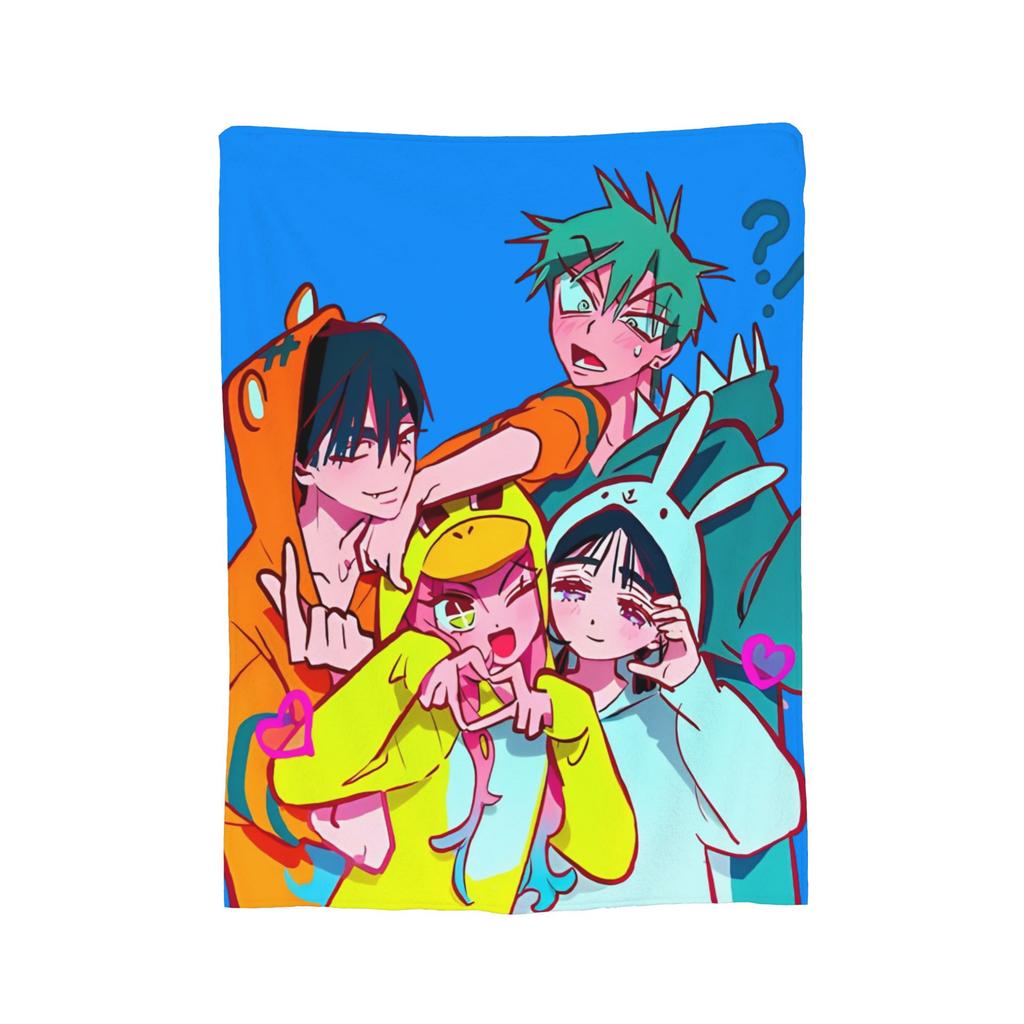 Инопланетная сцена Аниме Плед Фланелевый Мизи Суа Тилл Иван Хюна Лука Легкий Накидной Плед для Путешествий на Самолете Постель Коврик