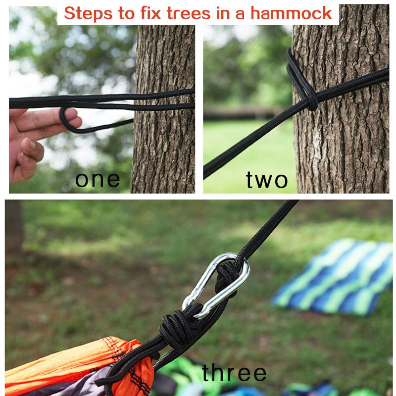 2 Person Parachute Hammock Portable Army Survival Hammocks Travel Hamaca Flyknit Hamak Nylon Hamaca Hamak Camping Hamac