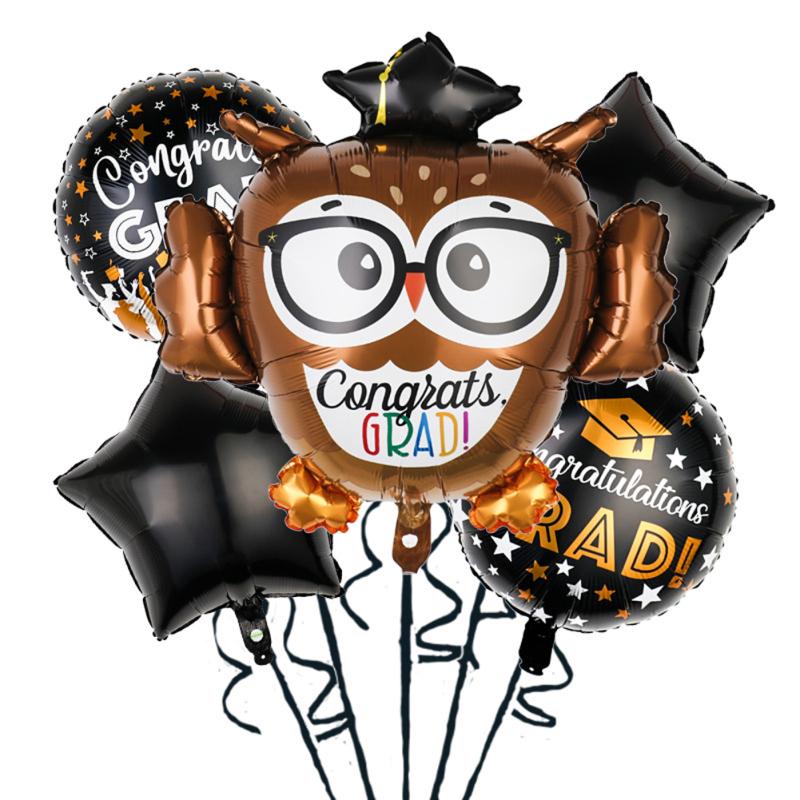 Поздравляем выпускной шар из мультфильма, выпускной шар из алюминиевой пленки для классной вечеринки