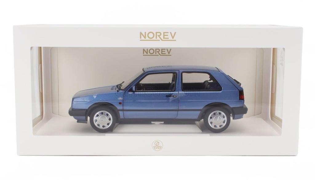 Norev масштаб Volkswagen Golf 10 миллионов 1988 Металлический звездный синий 1/18