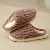Plush Cotton Slippers Autumn and Winter 2025 New Non-slip Indoor Home Thick Bottom Thermal Cotton Drag Winter