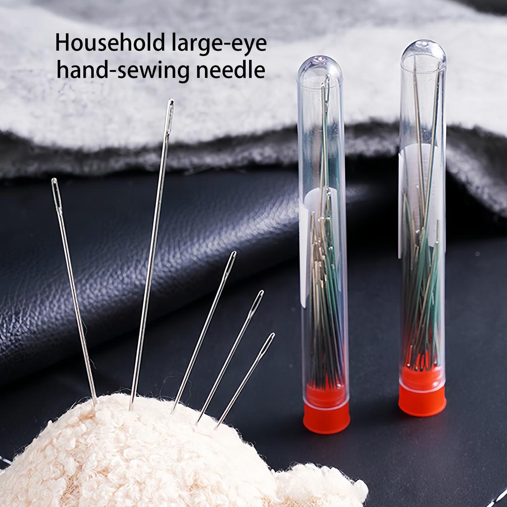 Набор для шитья из нержавеющей стали, 34 предмета, с автоматическим нитевдевателем и распарывателем ниток для вышивки, ремонта кожи, рукоделия