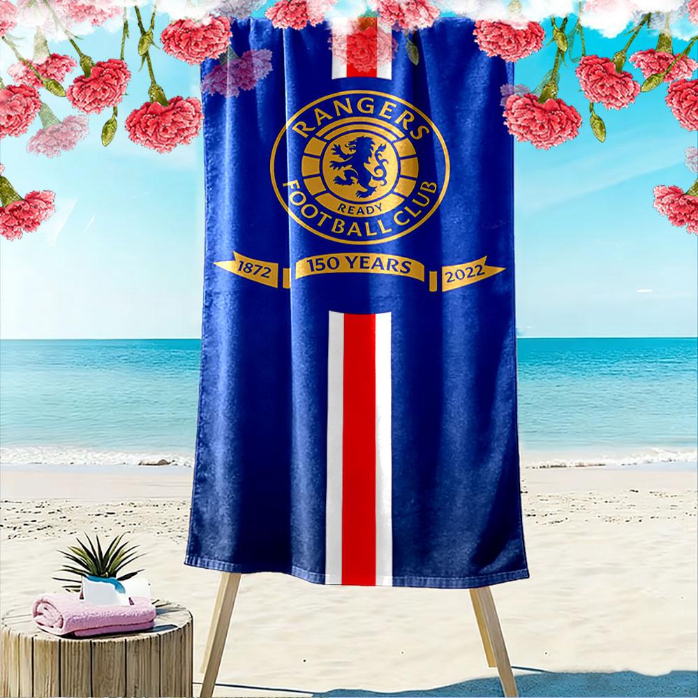 Rangers 150th Anniversary Towel A must-have beach towel for beach travel
